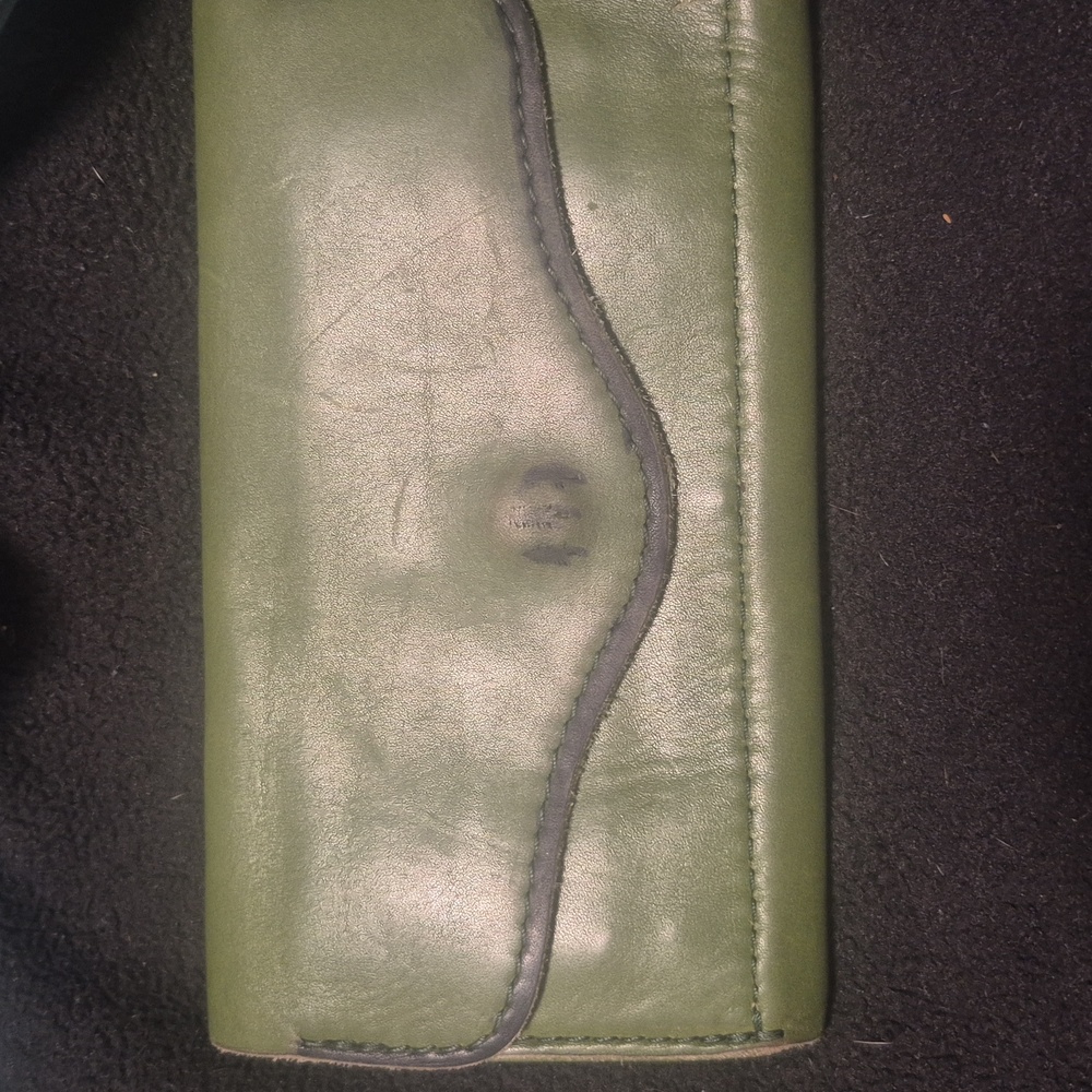 Portland Leather Pine.. Or Avocado green. ? Bozeman Large Clutch Wallet BNNU HTF